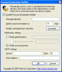 NetWrix Password Expiration Notifier Screenshot
